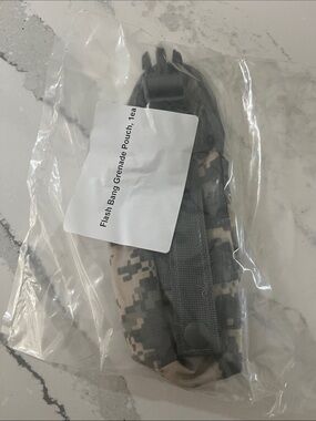 Tactical Digital Camo Grenade Pouch - Gray/Beige